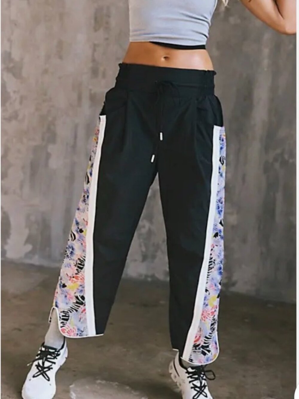 Free People Movement "Champ Is Here" Printed Pants